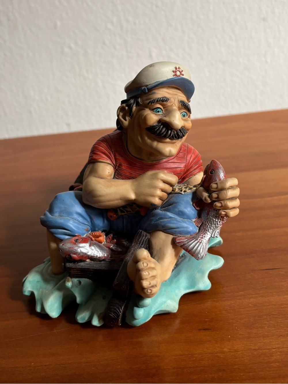 Fisherman figurine designed by Guillermo Forchino Made in Italy - Picture 2 of 8